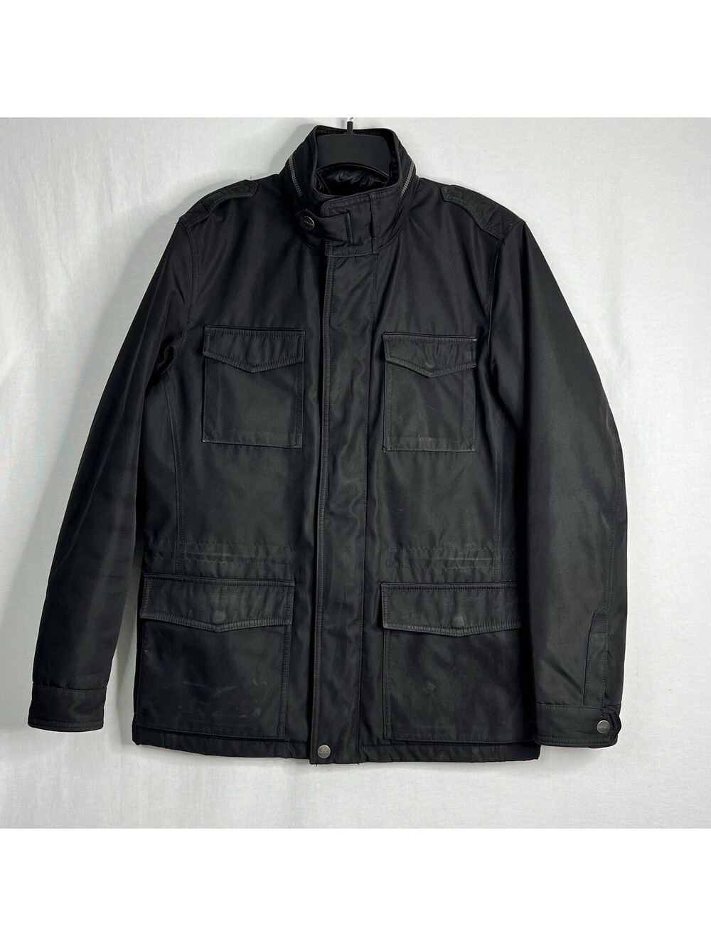 Perry Ellis Jacket Portfolio Poly Bonded Full Zipper, Pockets Men’s Medium